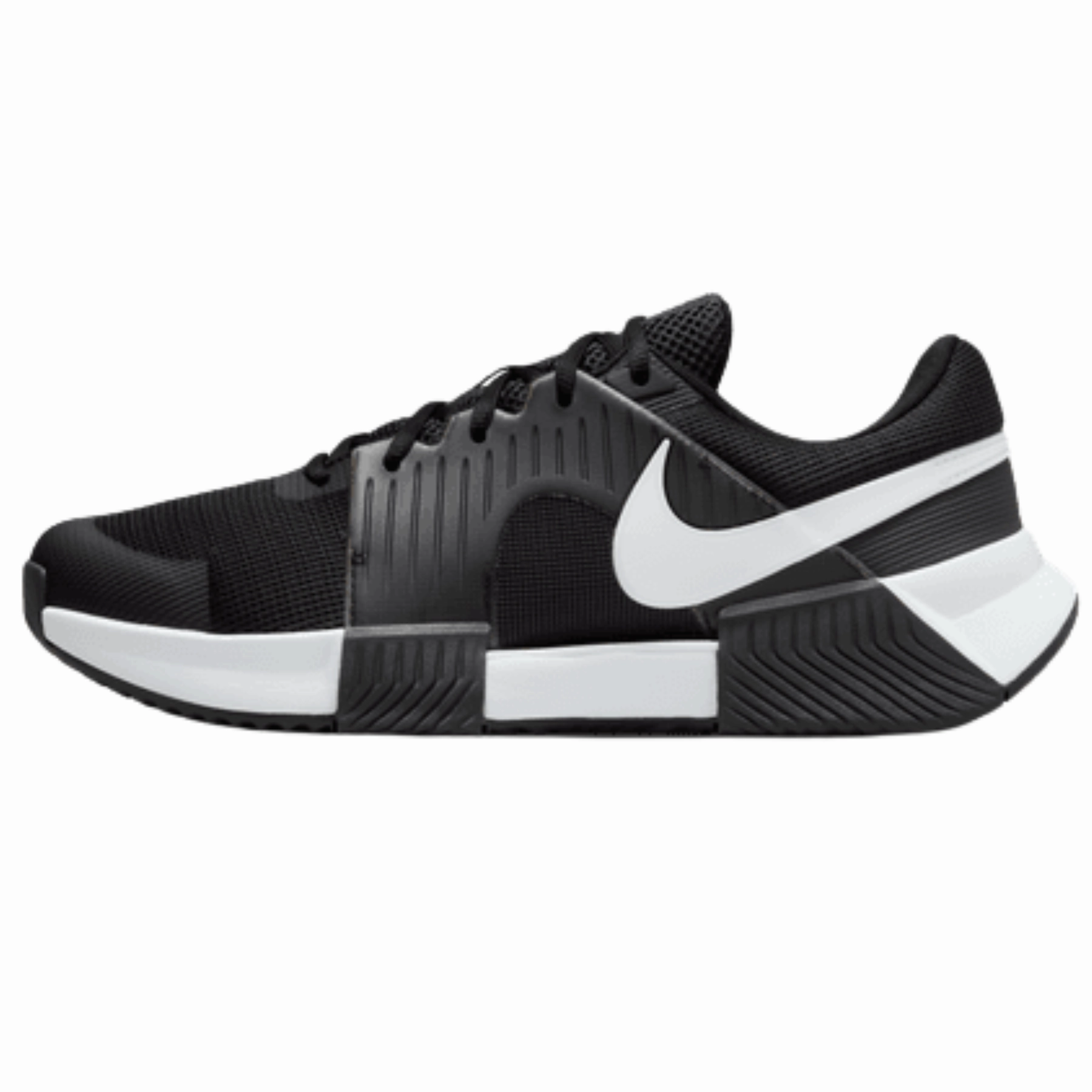 Nike Zoom GP Challenge 1 Mens Clay Court Tennis Shoes - Black/White Agility Support