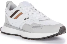 Soft Movement Boss Jonah Runner Mx N In White Grey For Men