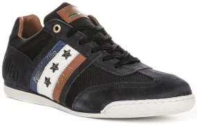 Pantofola D'Oro Imola N Stars In Navy Blue For Men Balanced Base Foot Control