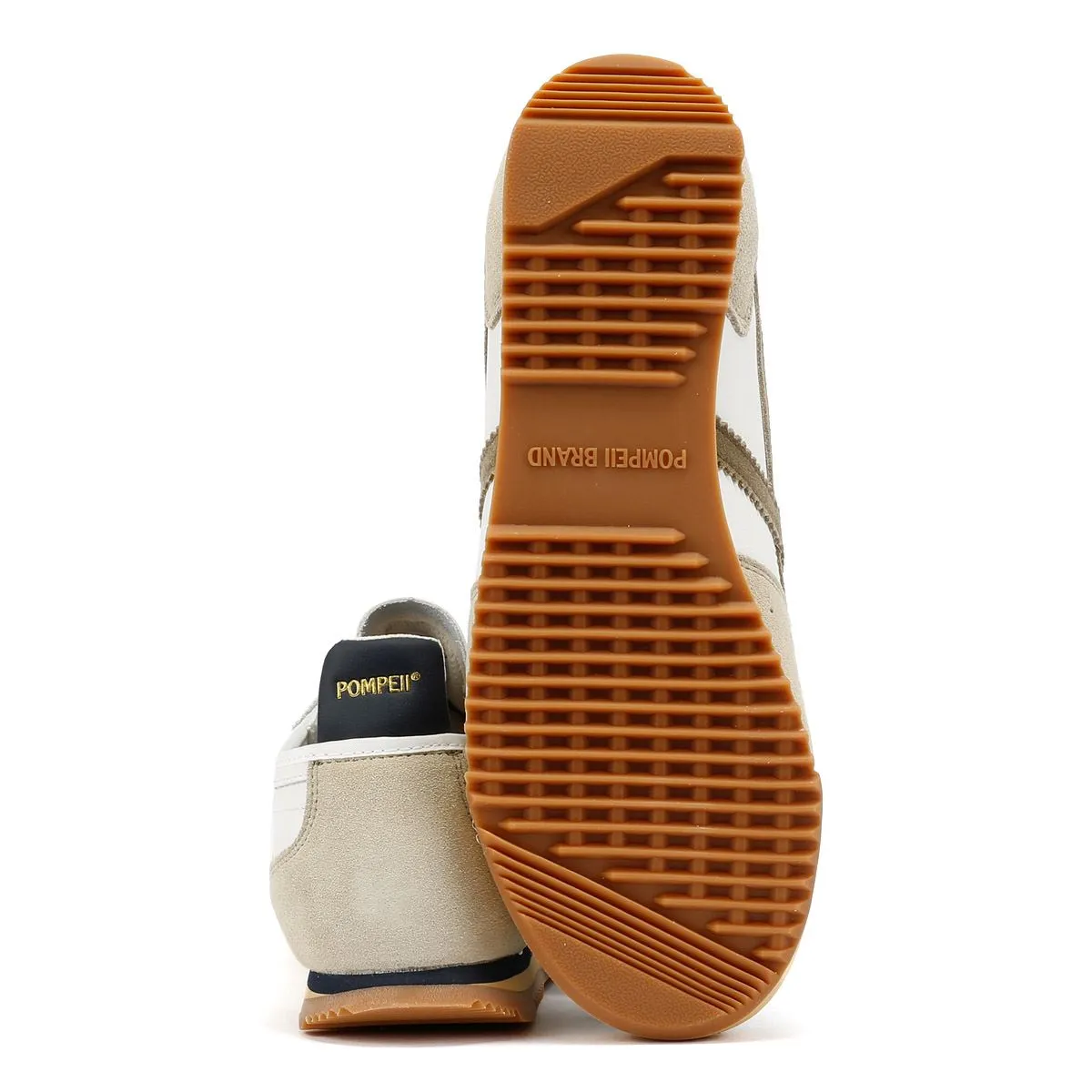 No Mark Pompeii Kite Men's Ecru/Khaki Trainers