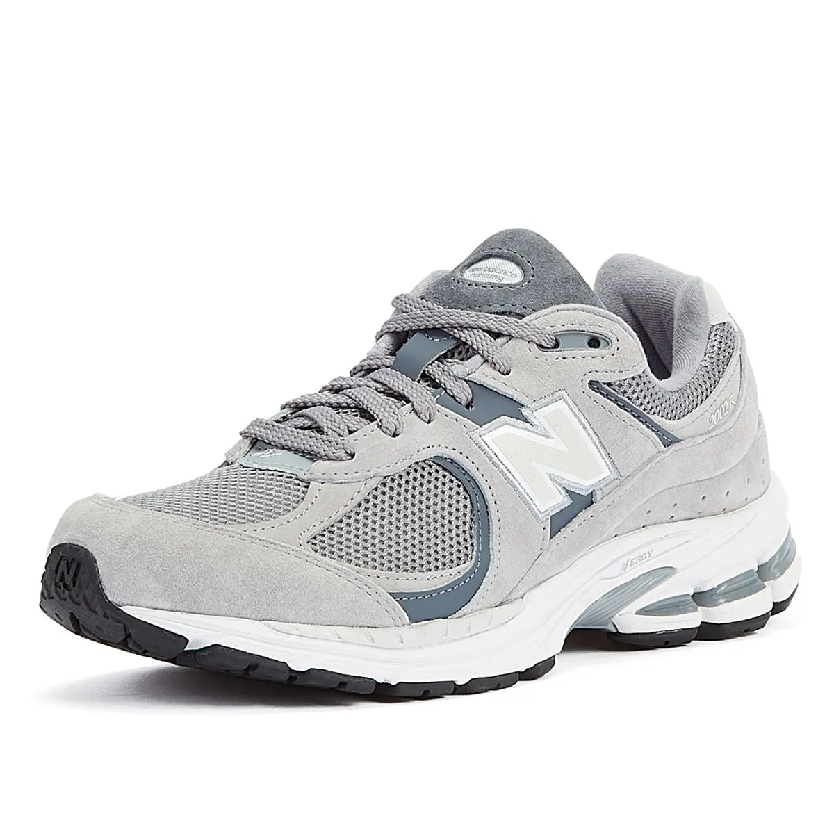 No-slip New Balance 2002 Suede Steel  Grey Trainers