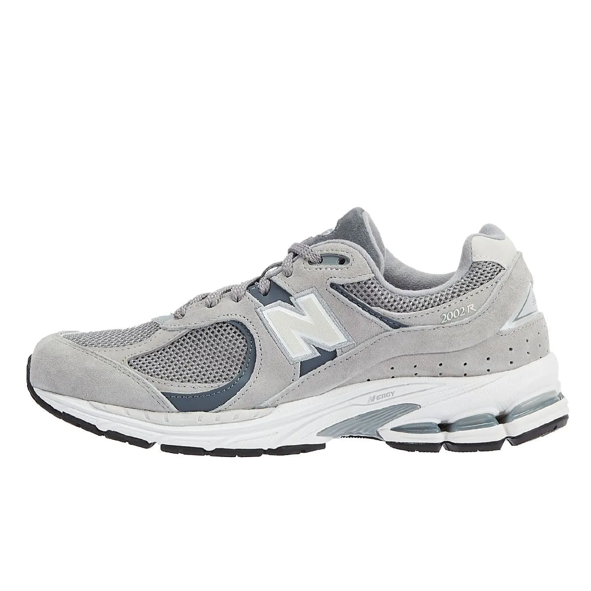 No-slip New Balance 2002 Suede Steel  Grey Trainers