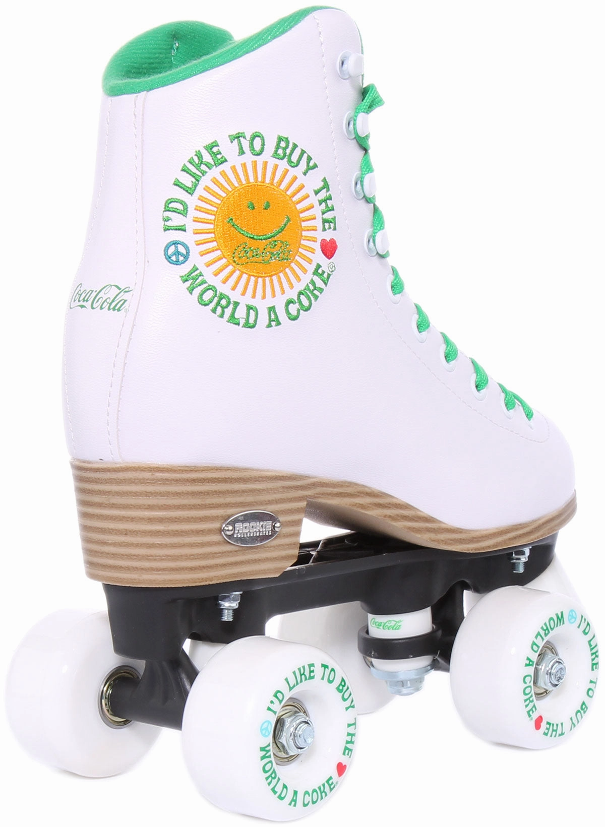 No Limits Rookie X Coca Cola Rollerskates Sunshine White In White