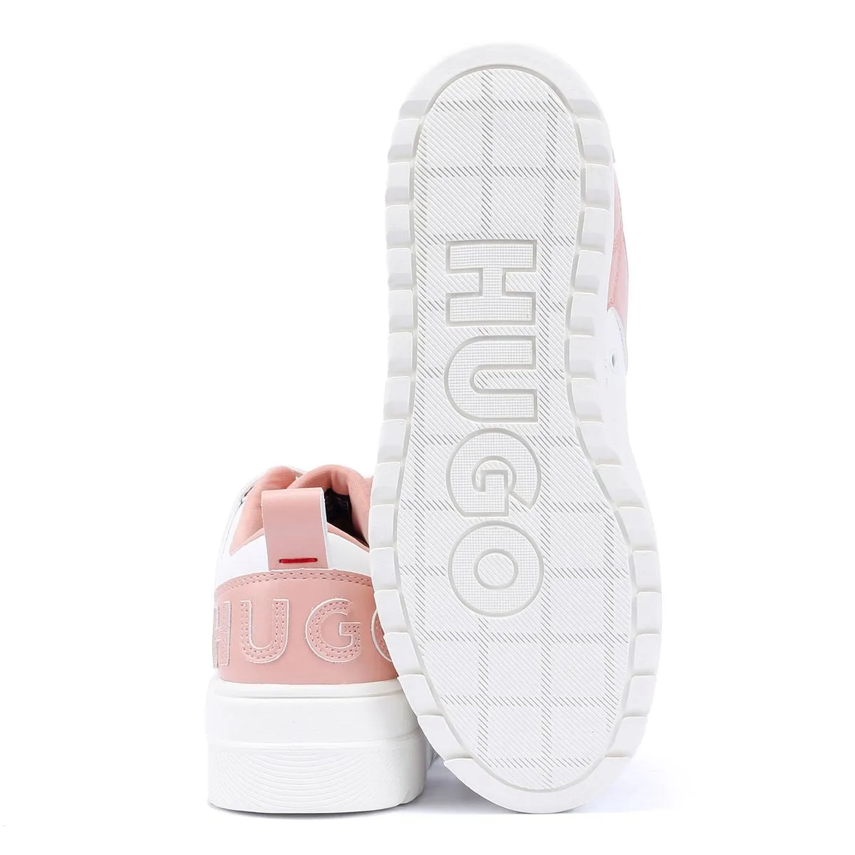 Non-Slip Grip Hugo Lyssa Tennis Women's White/Pink Trainers