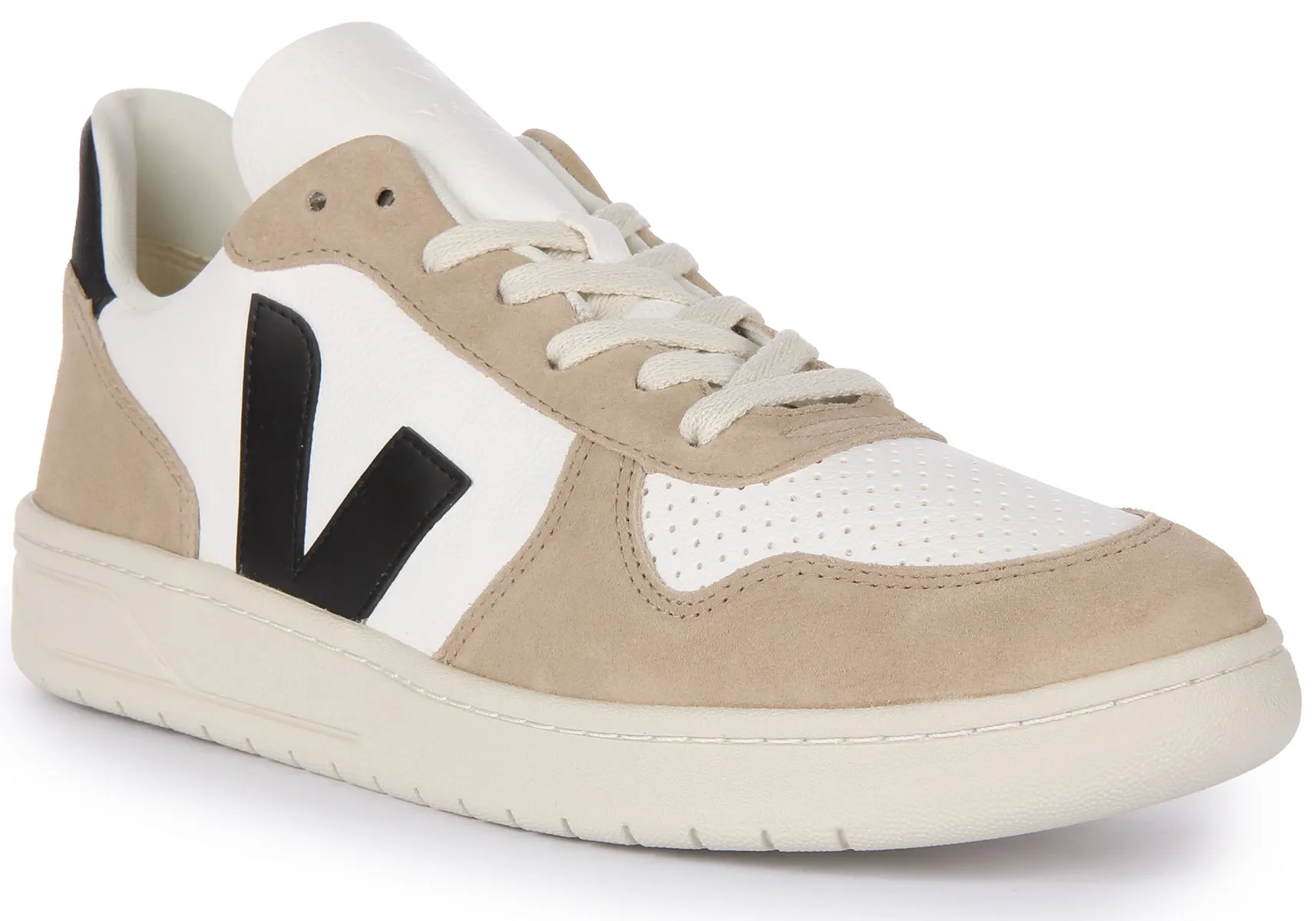 Veja V 10 Chromefree In White Grey For Women Pace Booster Agility Moves