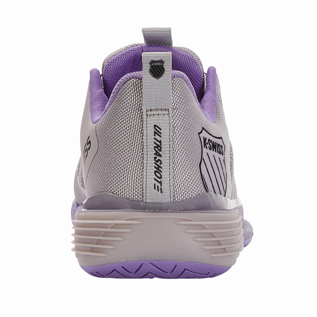 Non - Slip Outsole K Swiss Ultrashot 3 Women Tennis Shoes  - Rain/Purple/Moonless