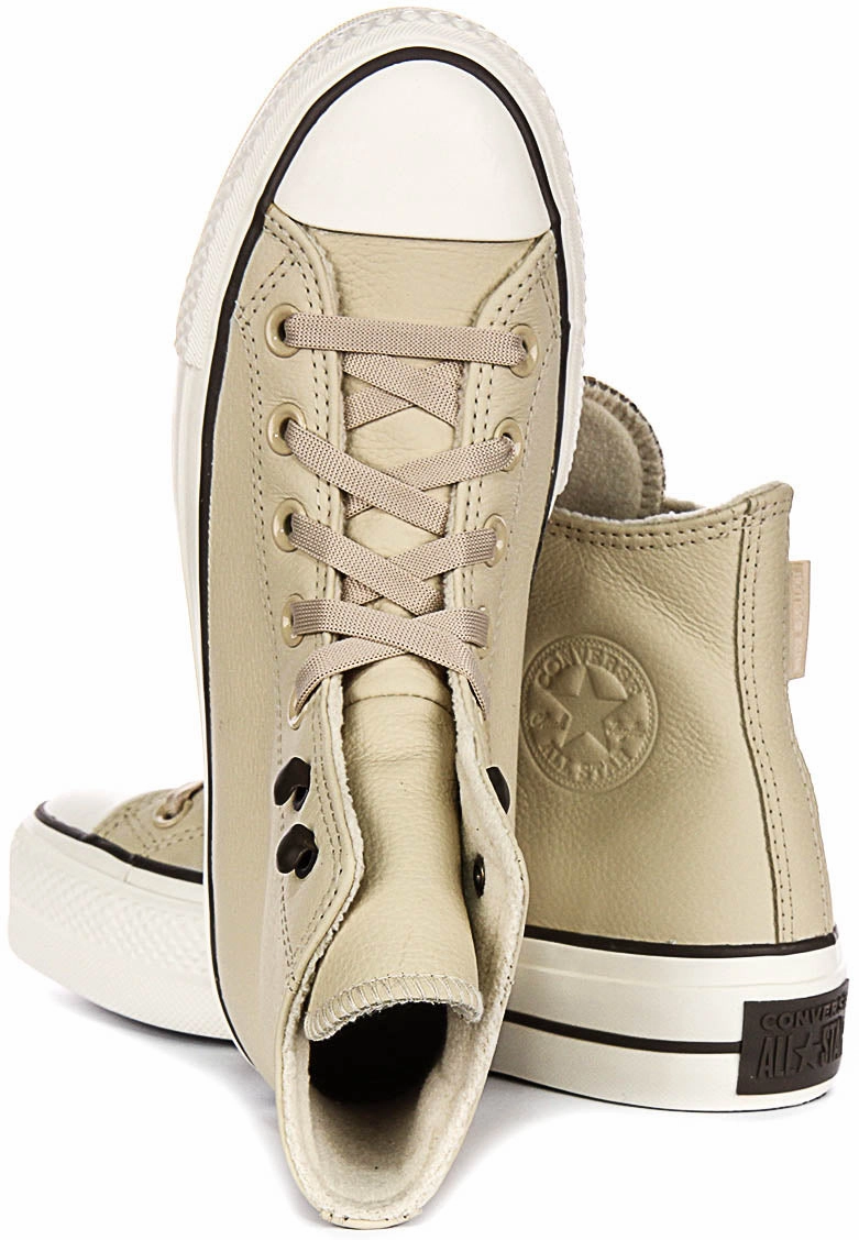 Non-Slip Cushioning Converse All Star Lift A11158C In Cream For Women