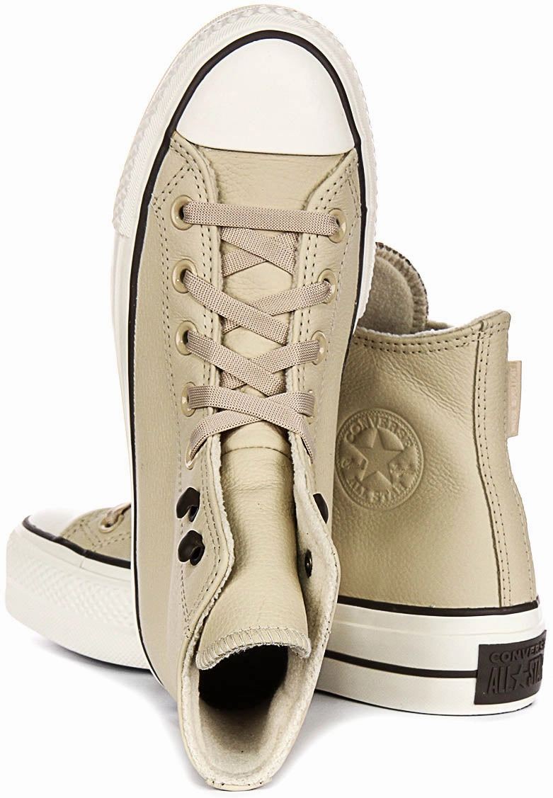 Non-Slip Cushioning Converse All Star Lift A11158C In Cream For Women