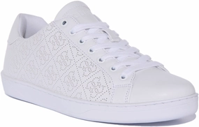 Light Gear Soft lining offers a smooth feel during active wear Guess Rosalia Trainer In White For Women