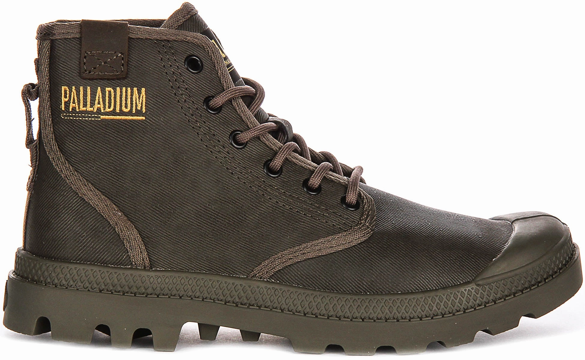 non-slip Palladium Pampa Hi Coated In Brown