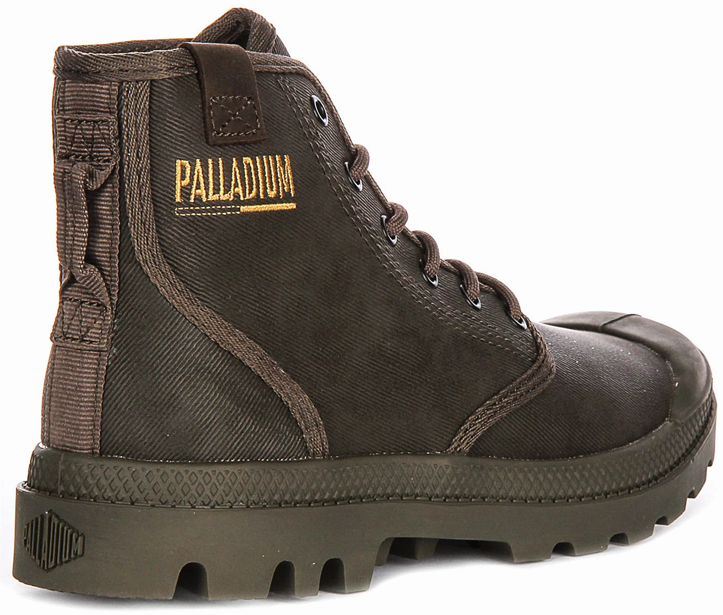 non-slip Palladium Pampa Hi Coated In Brown