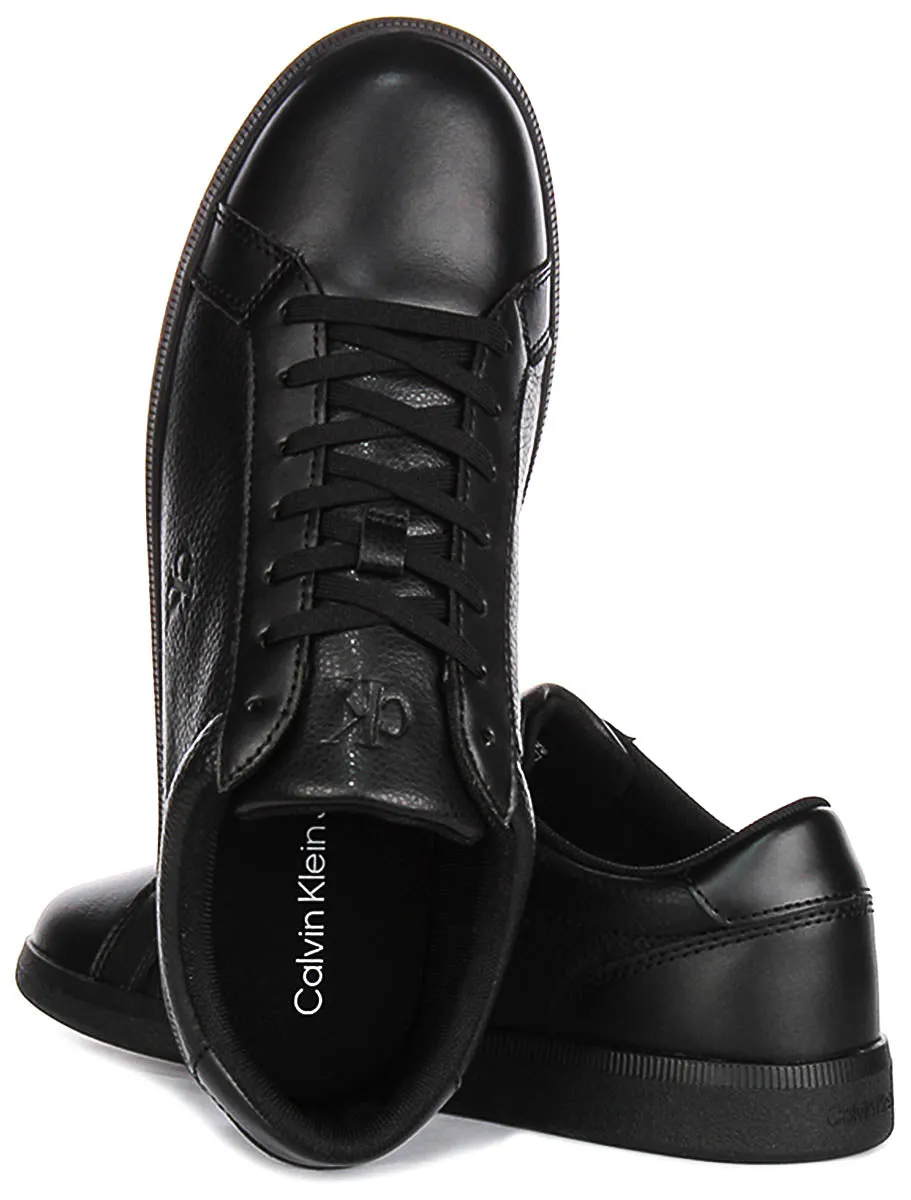 Odor Resistant Calvin Klein Jeans All Black Slim Sole Smart Sneakers