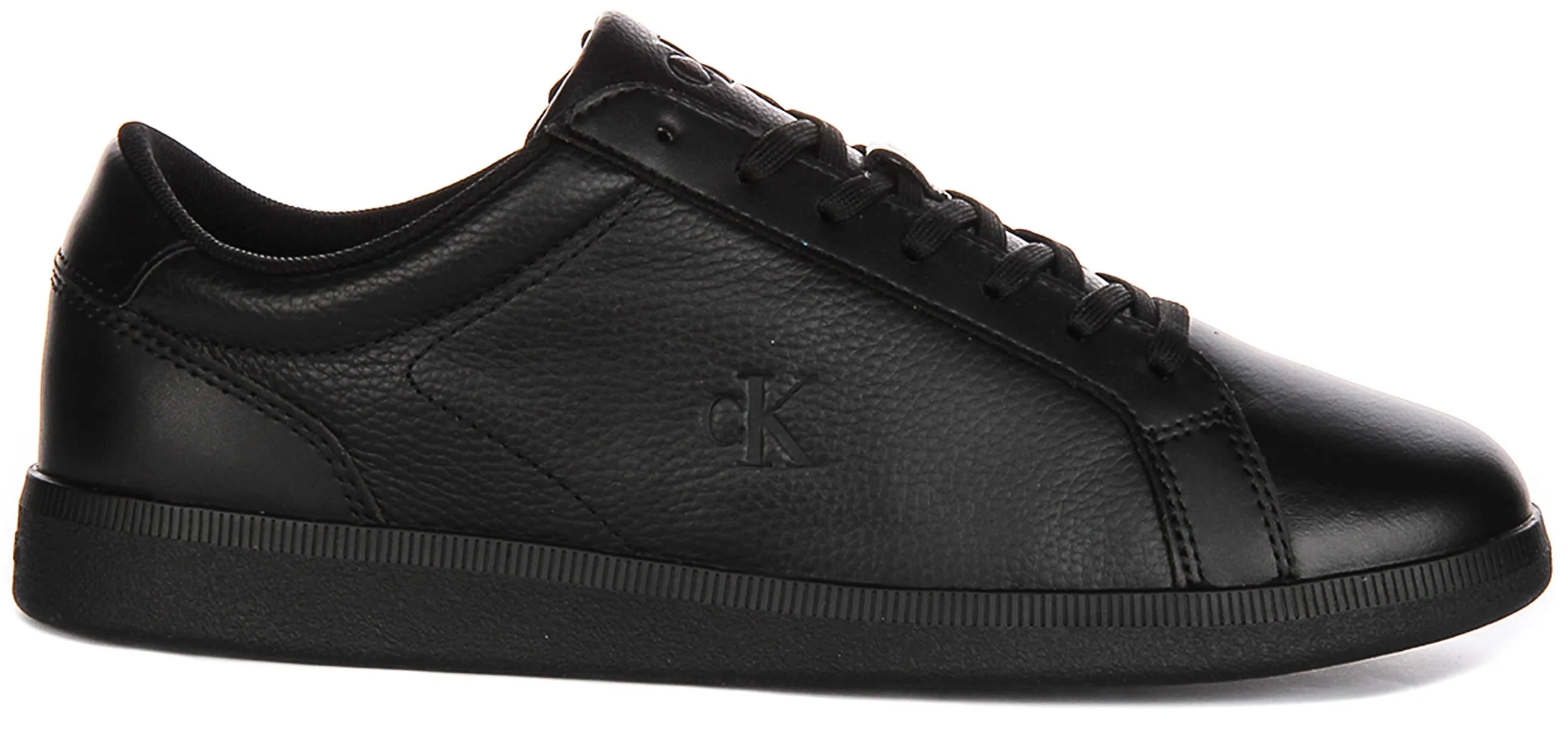 Odor Resistant Calvin Klein Jeans All Black Slim Sole Smart Sneakers