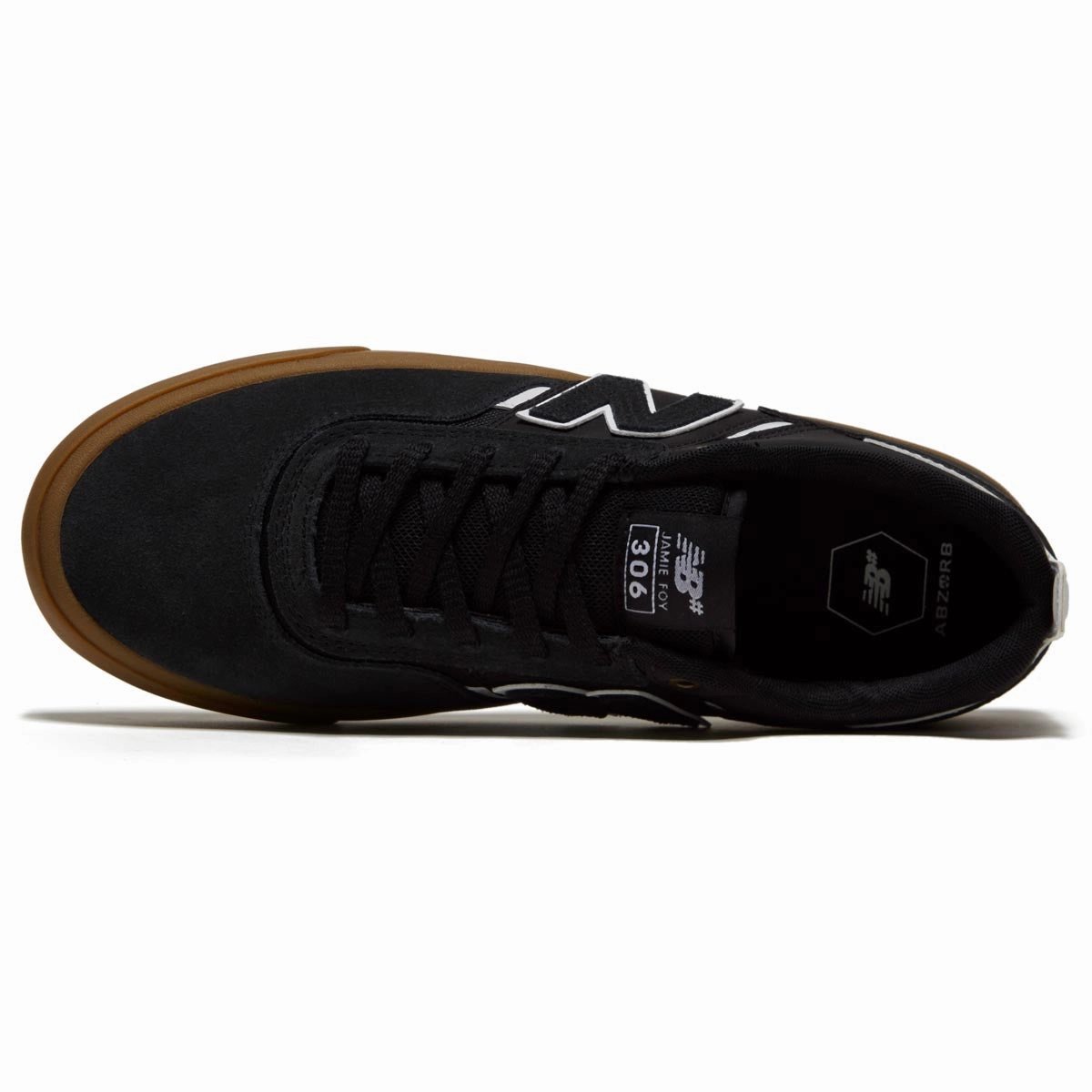 Ollie Support New Balance 306 Foy Shoes - Black/White/Gum