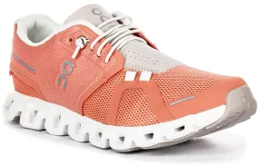 No Pressure Motion Smooth On Running Cloud 5 In Coral For Women