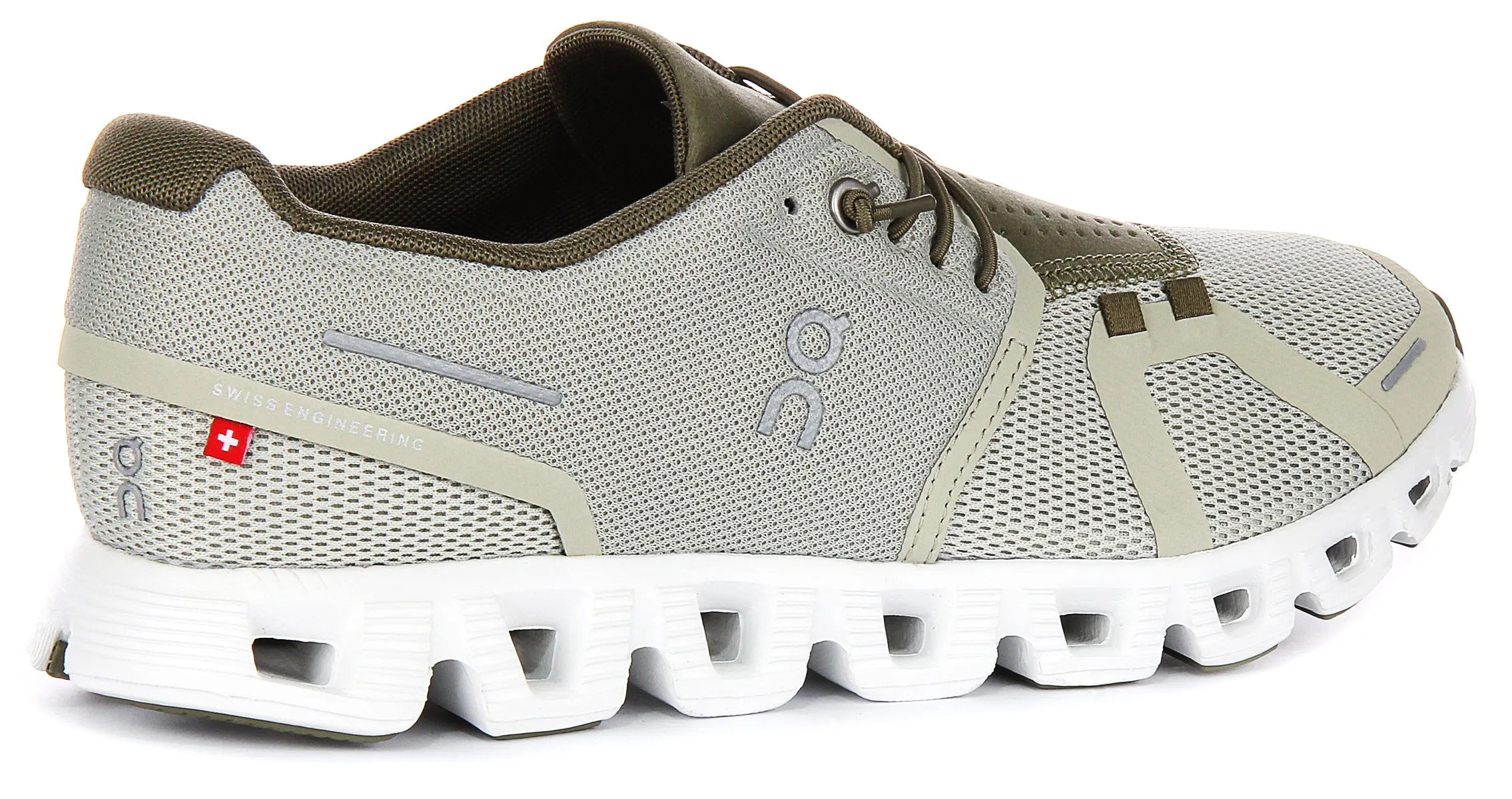 On Running Cloud 5 In Lightgreen For Men Breathable fabric