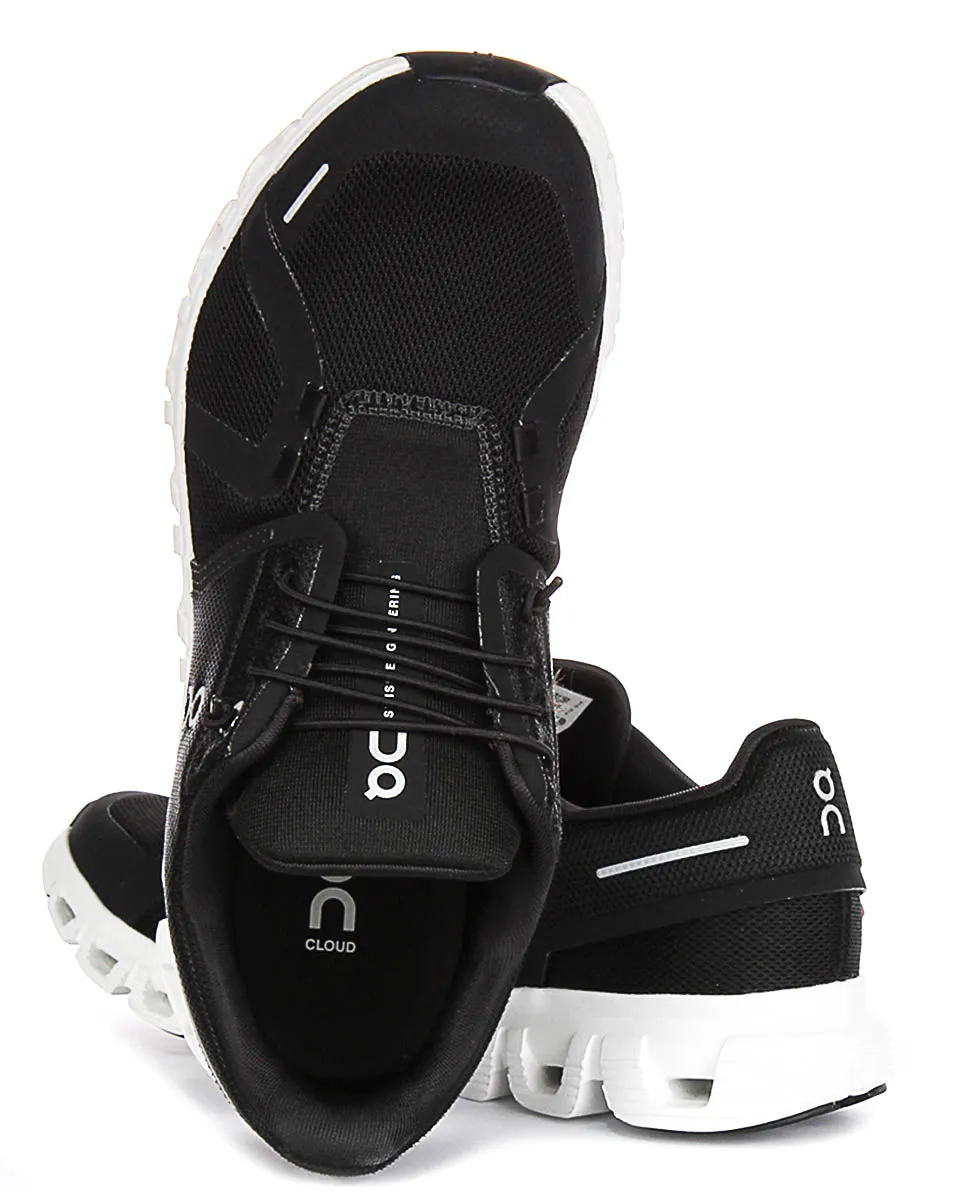 On Running Cloud 6 In Black White For Women Flex Foam