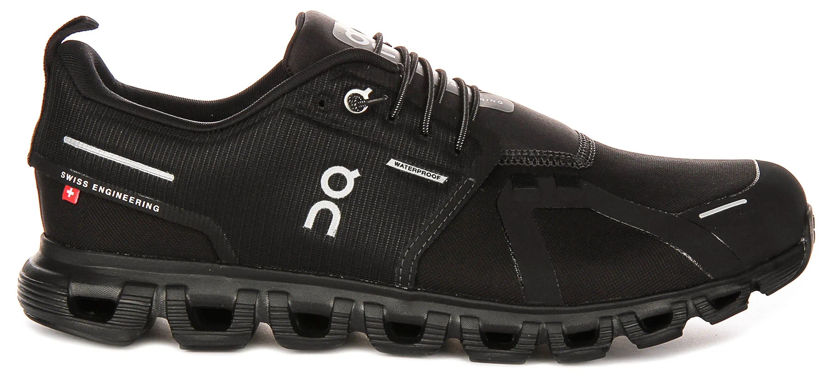On Running Cloud 6 Waterproof In Black Black For Women Secure Feel