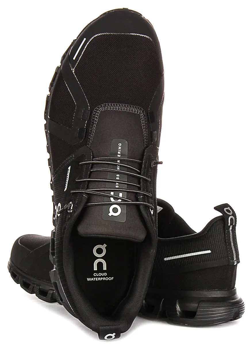 On Running Cloud 6 Waterproof In Black Black For Women Secure Feel