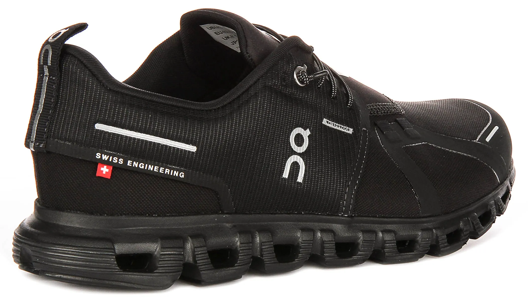 On Running Cloud 6 Waterproof In Black Black For Women Secure Feel