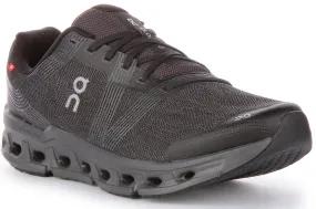 On Running Cloudgo In Black Grey For Women Walk Friendly Clean Finish