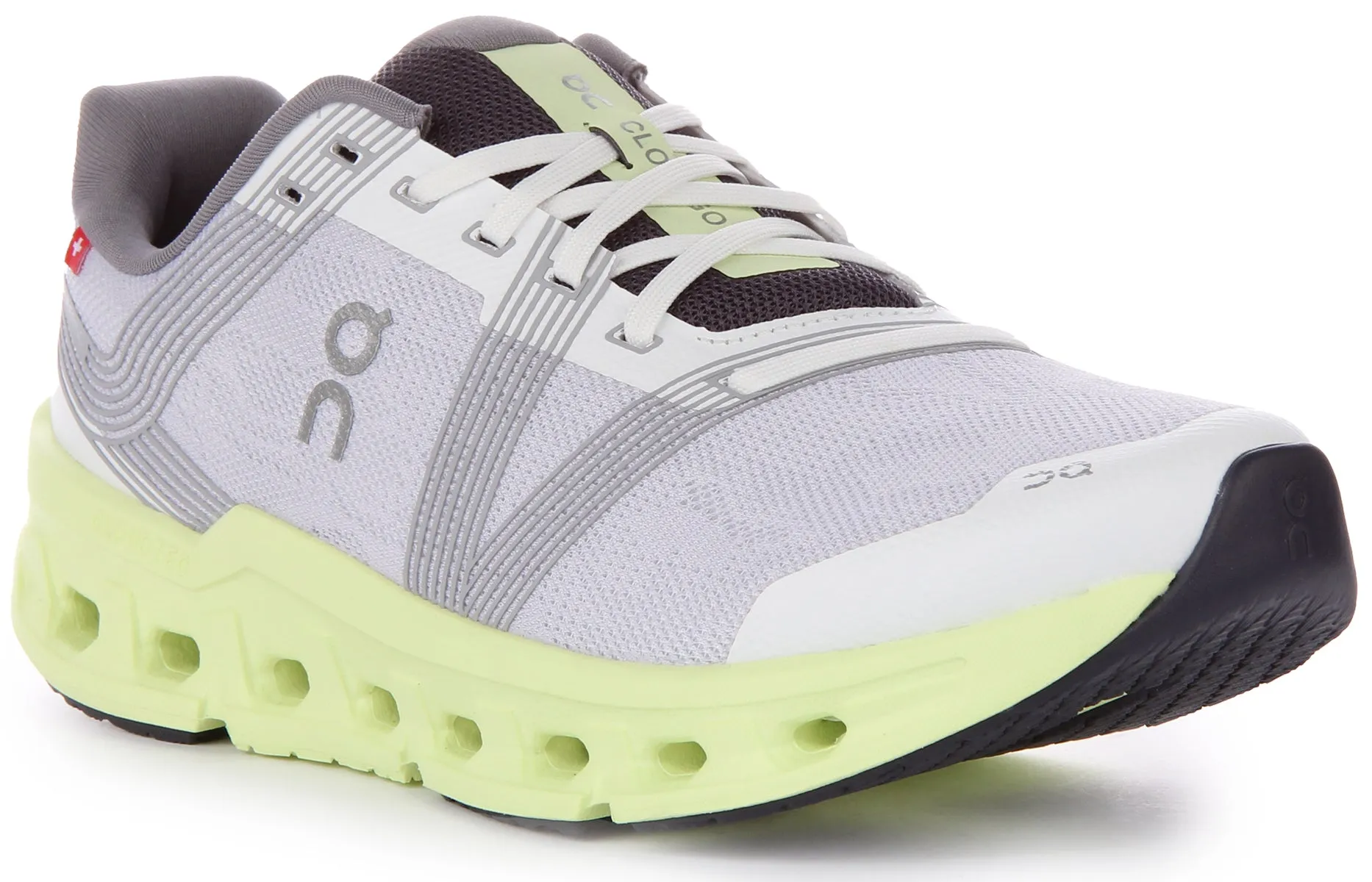On Running Cloudgo In Grey For Men Fitness Track Durable Fabric