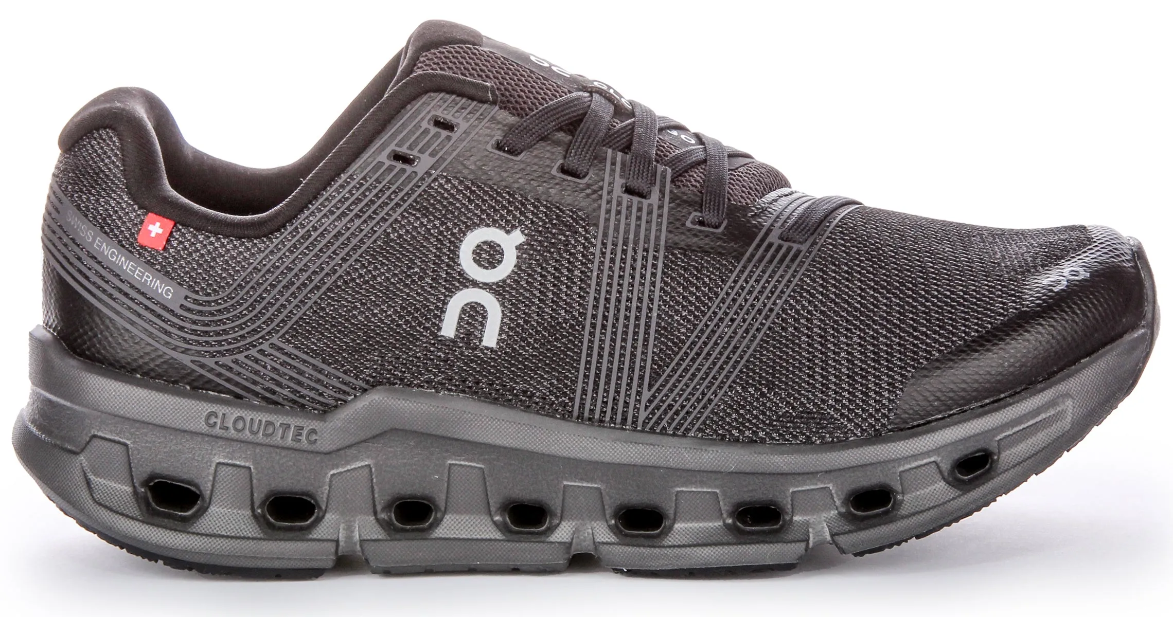 On Running Cloudgo Wide In Black For Women Cushion Tech