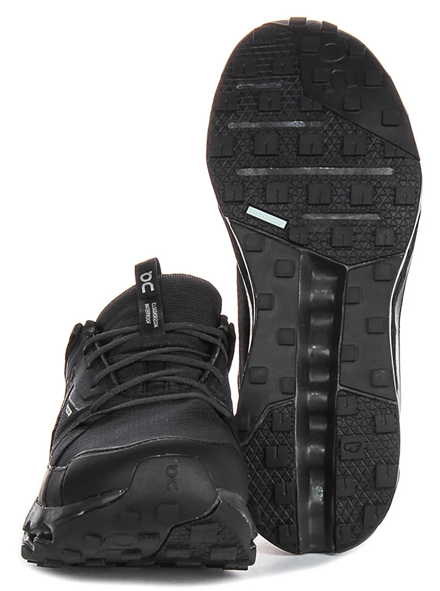 On Running Cloudhorizon Waterproof In Black For Men Track ready