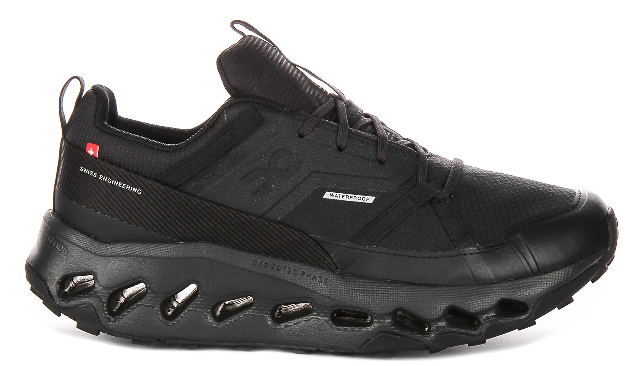 On Running Cloudhorizon Waterproof In Black For Women Cool Layers