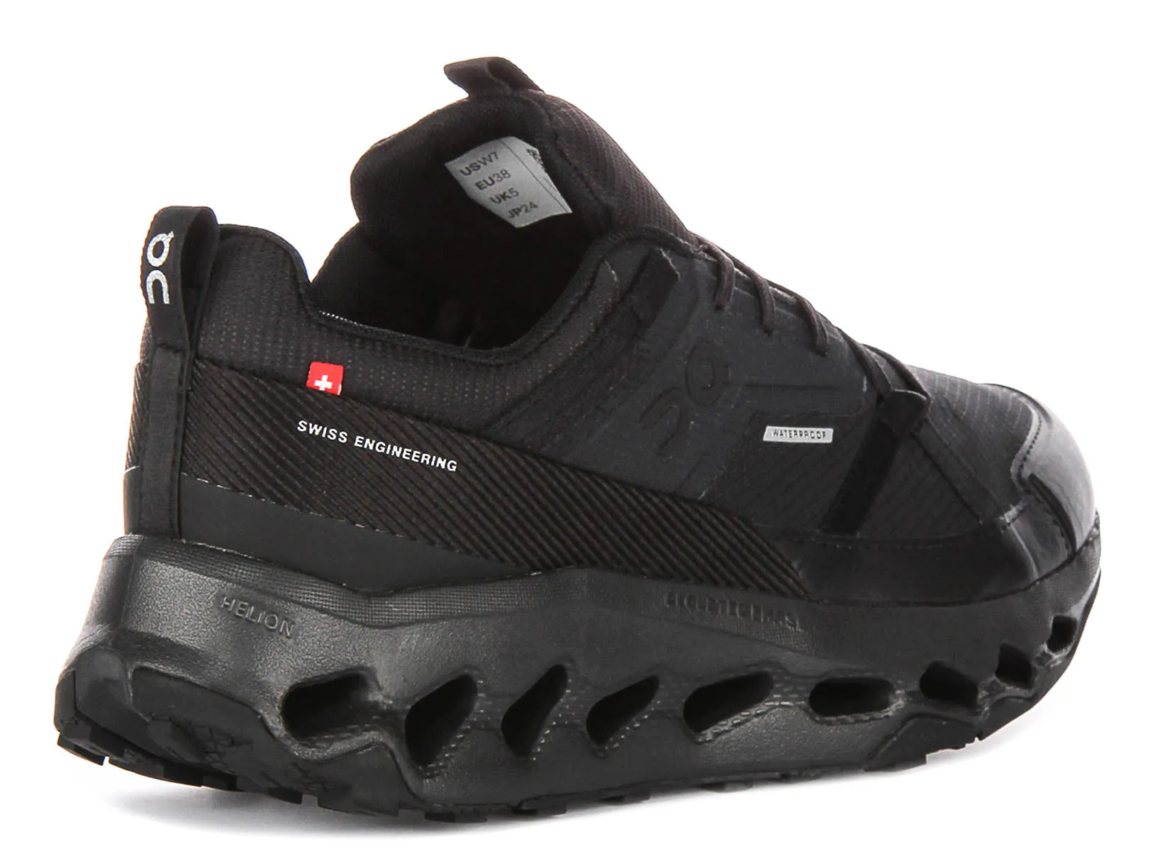 On Running Cloudhorizon Waterproof In Black For Women Cool Layers