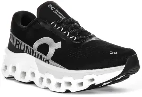 On Running Cloudmonster 2 In Black White For Men Stretch fit