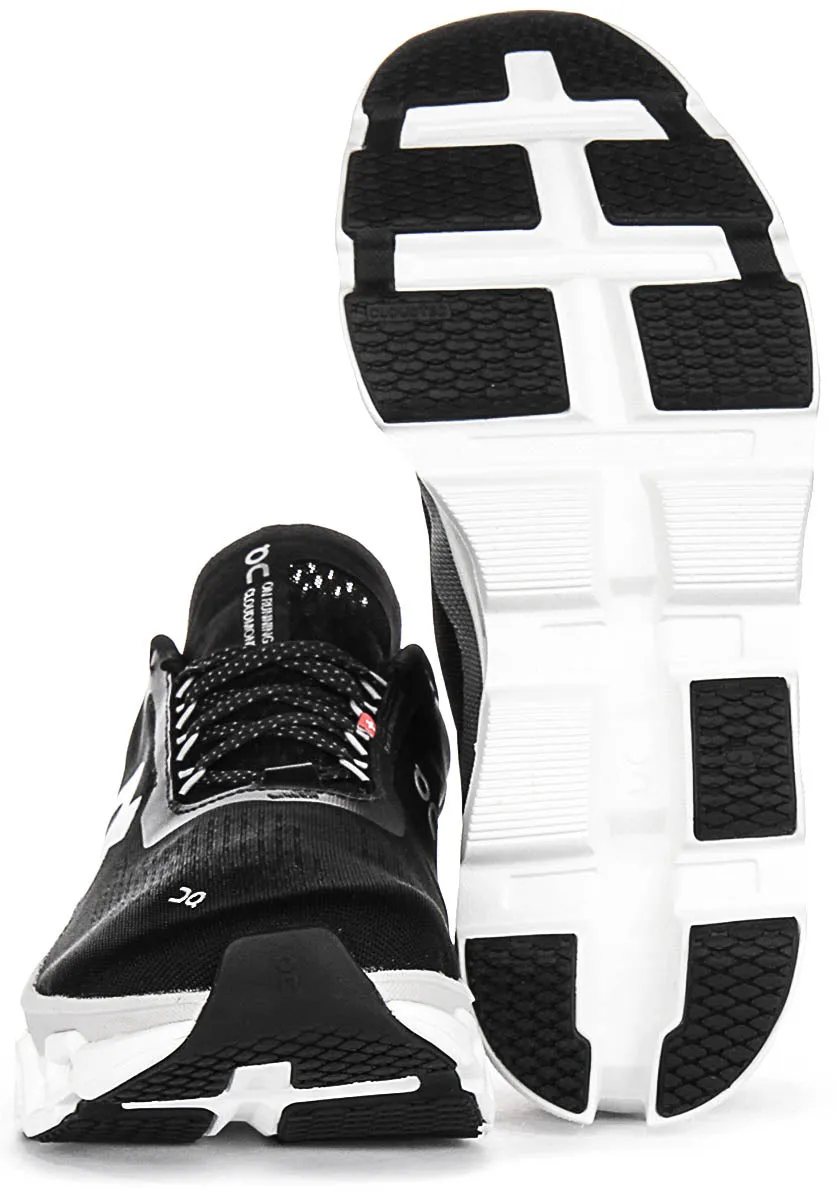 On Running Cloudmonster 2 In Black White For Women Breathable Design