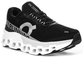 On Running Cloudmonster 2 In Black White For Women All ages Road Running