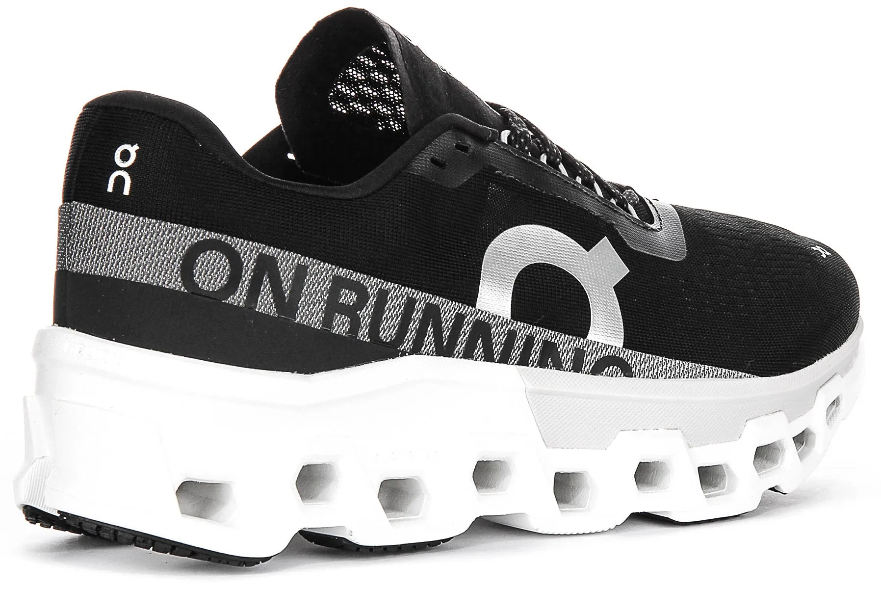 On Running Cloudmonster 2 In Black White For Women Breathable Design