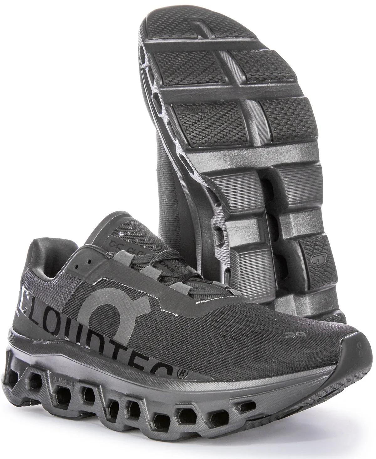 On Running Cloudmonster In All Black For Men Adjustable