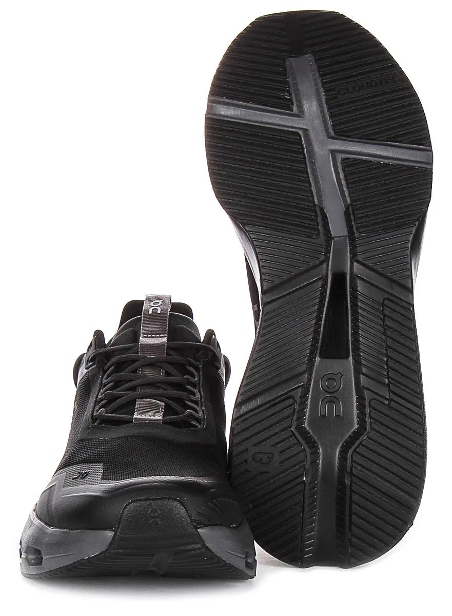 On Running Cloudnova X In Black For Men Cast Outsole