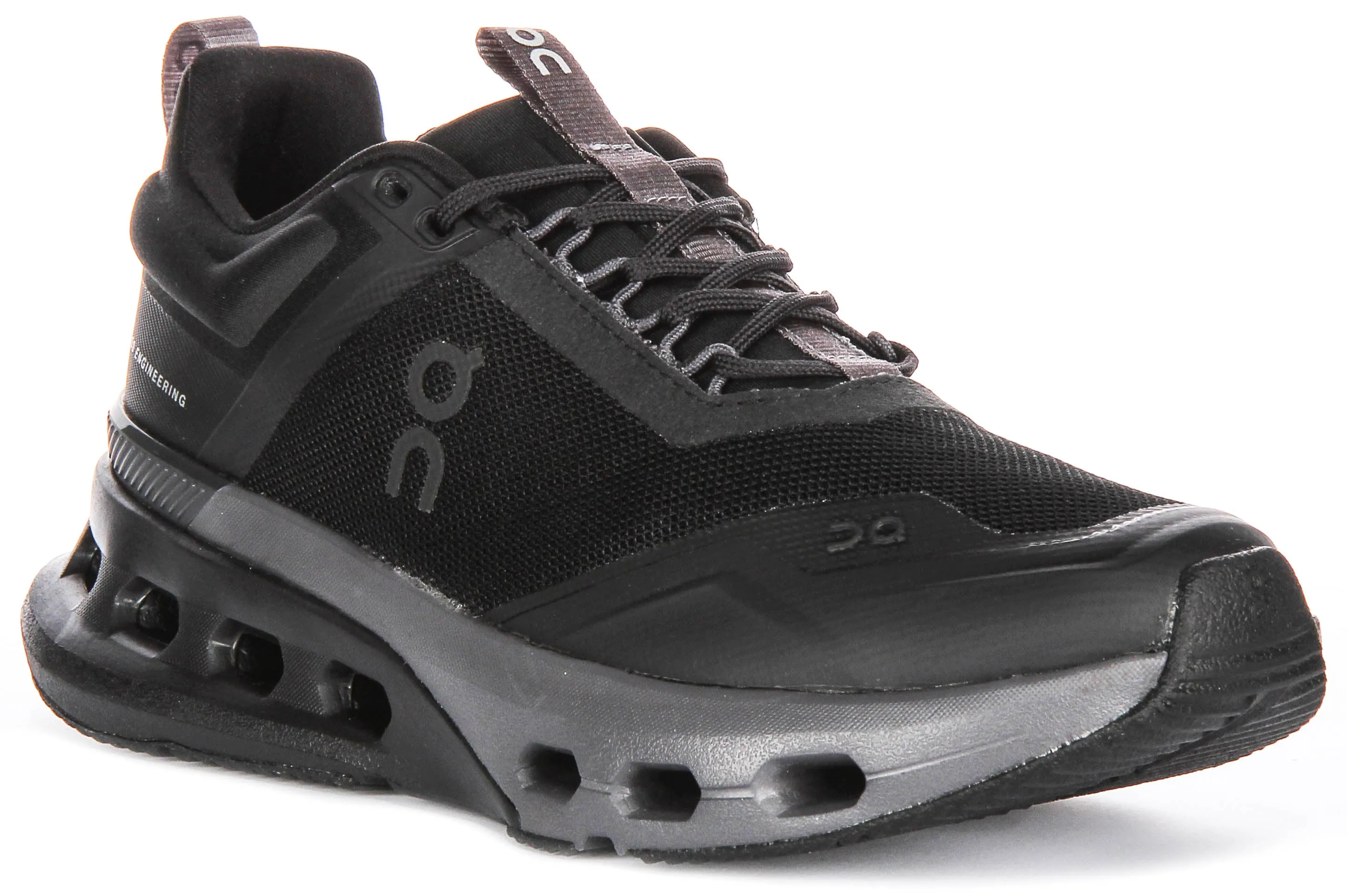 On Running Cloudnova X In Black For Women Flexible enough for stretching and plyometric drills Quick Stability