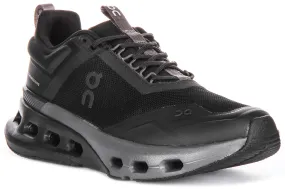 On Running Cloudnova X In Black For Women Flexible enough for stretching and plyometric drills Quick Stability