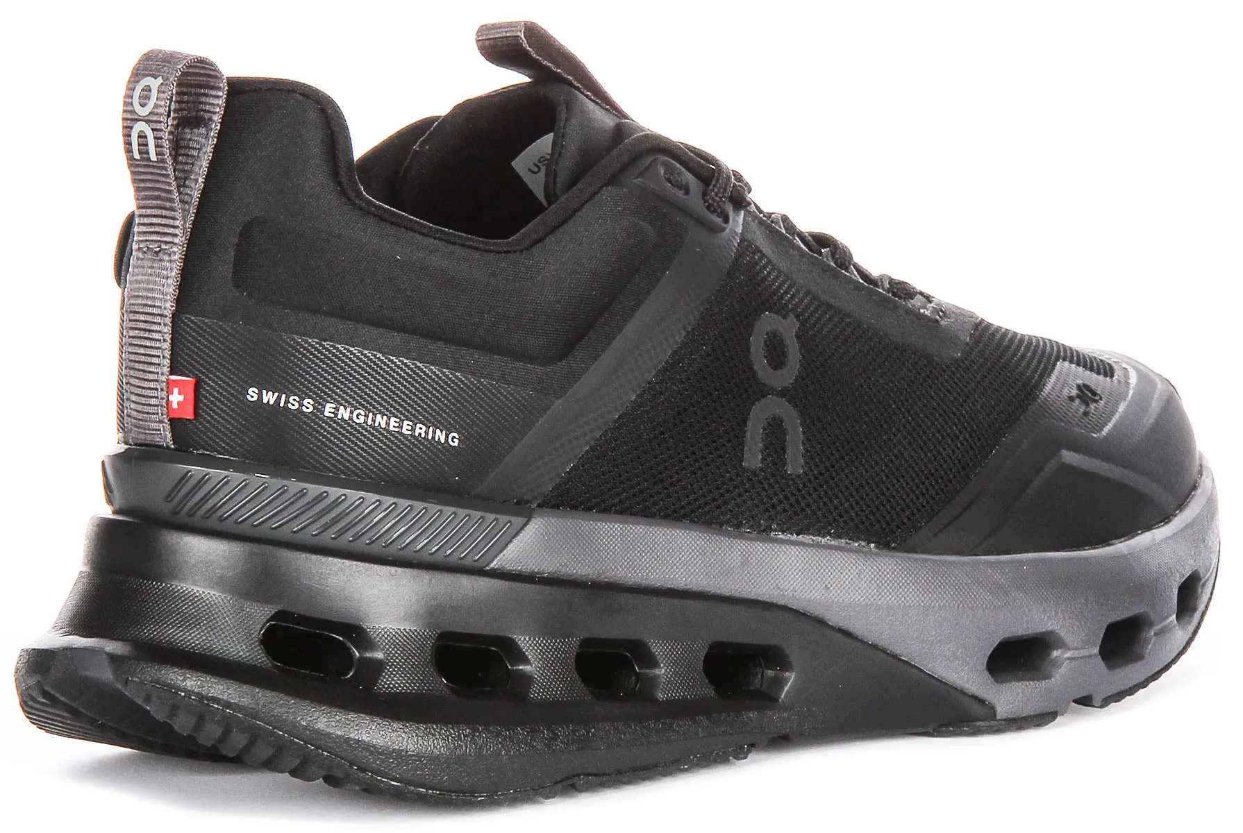 On Running Cloudnova X In Black For Women Smooth Fit