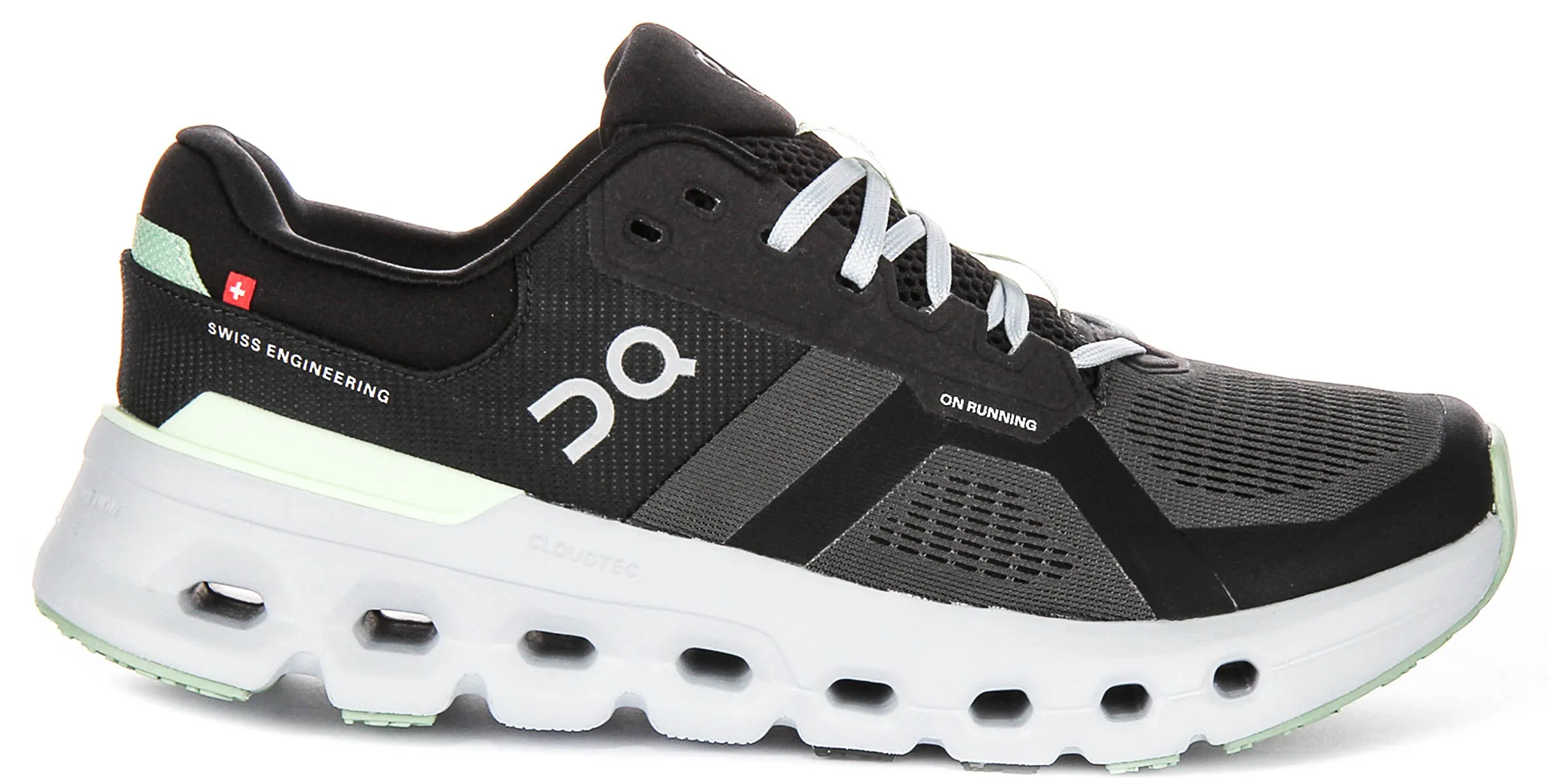 On Running Cloudrunner 2 In Black Grey For Women Smart Fit