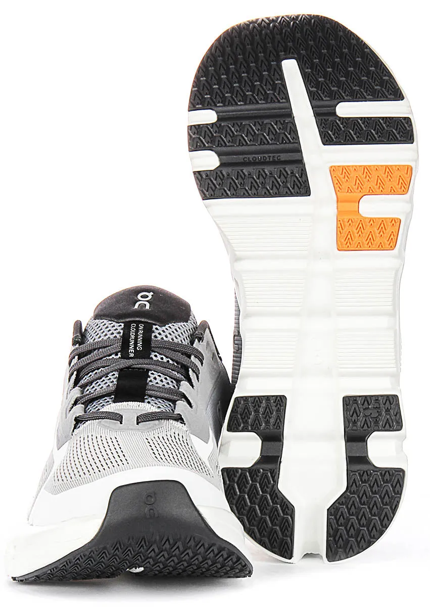 On Running Cloudrunner 2 In Grey For Men Step Flow
