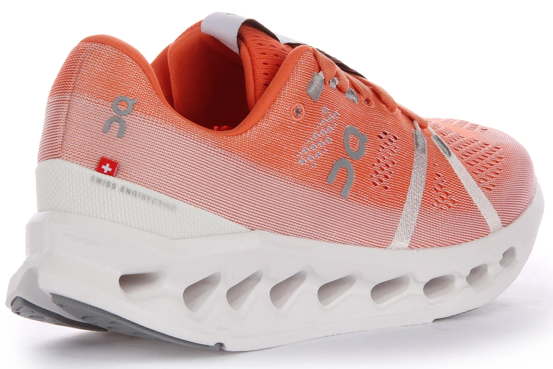 On Running Cloudsurfer In Orange For Women Responsive sole