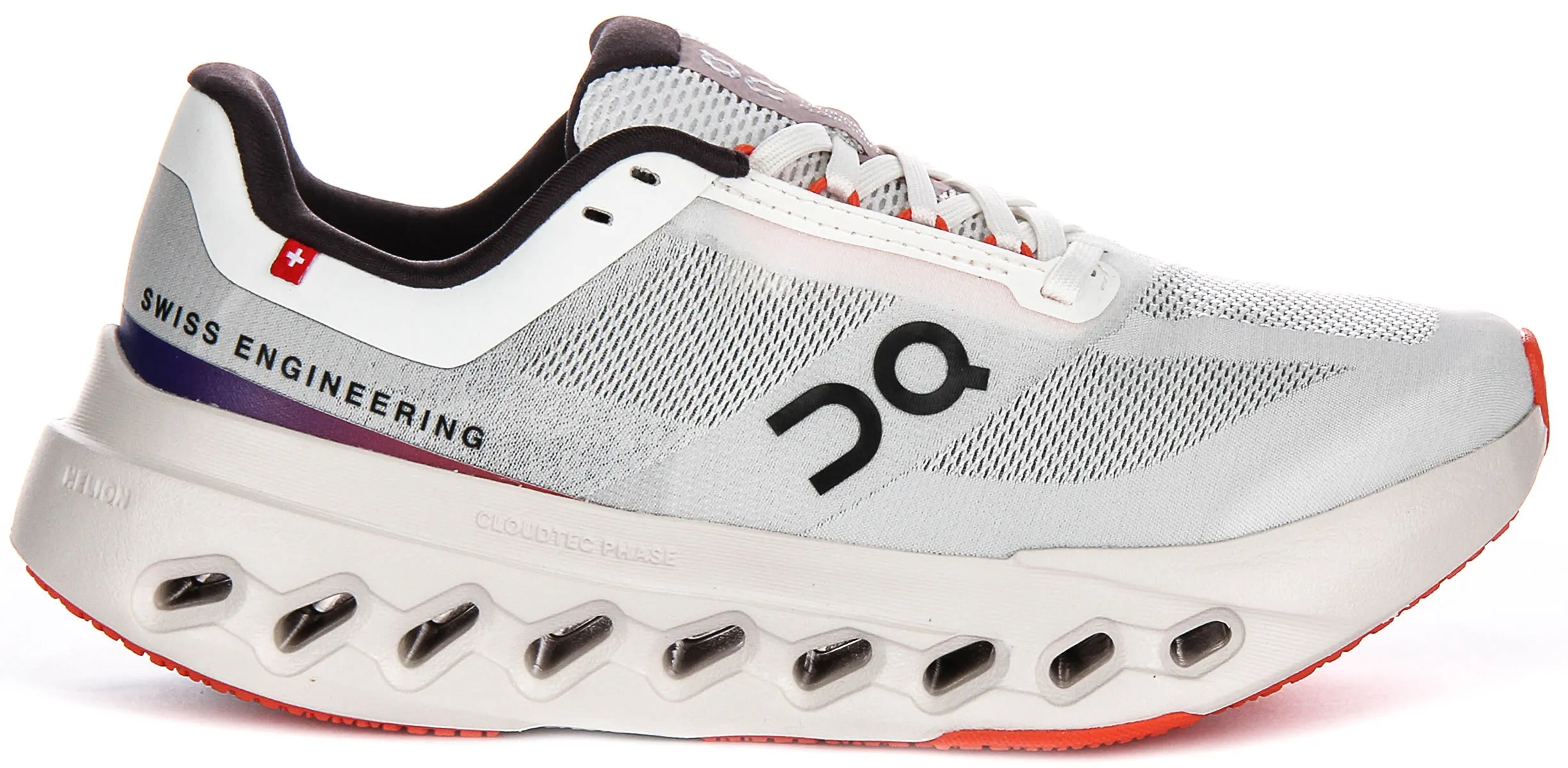 On Running Cloudsurfer NXT In Grey Orange For Women Pressure Guard