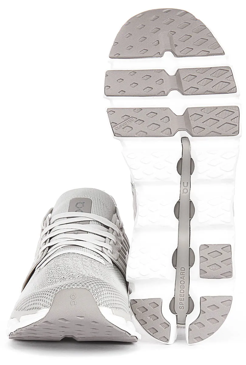 On Running Cloudswift 3 In Pearl White For Women Breath Net