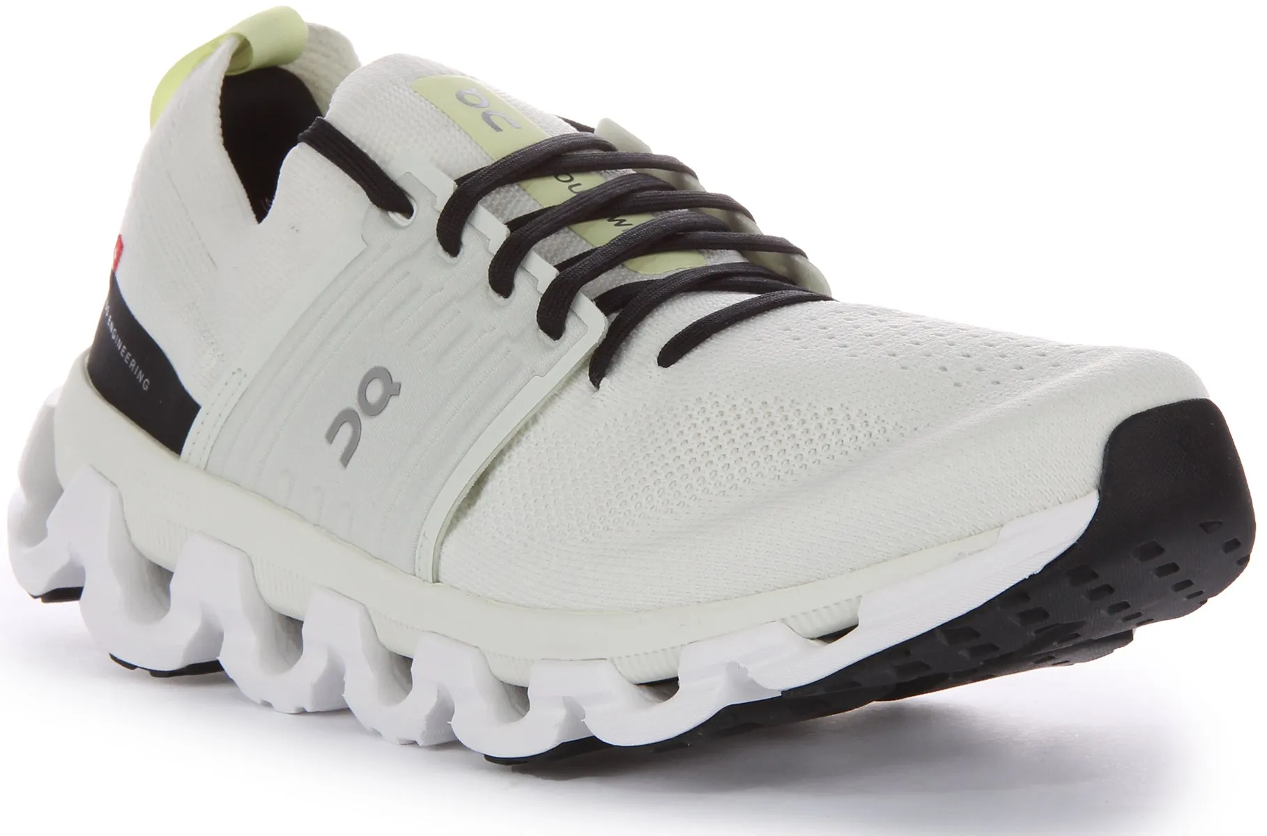 On Running Cloudswift 3 In White Black For Men Flexible structure Tough Grip