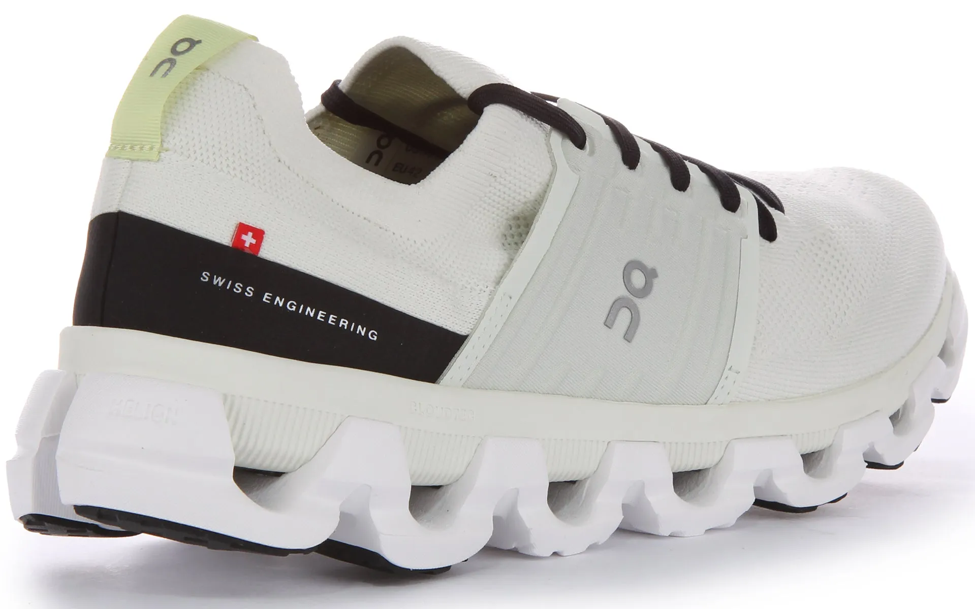 On Running Cloudswift 3 In White Black For Men Midfoot Pad