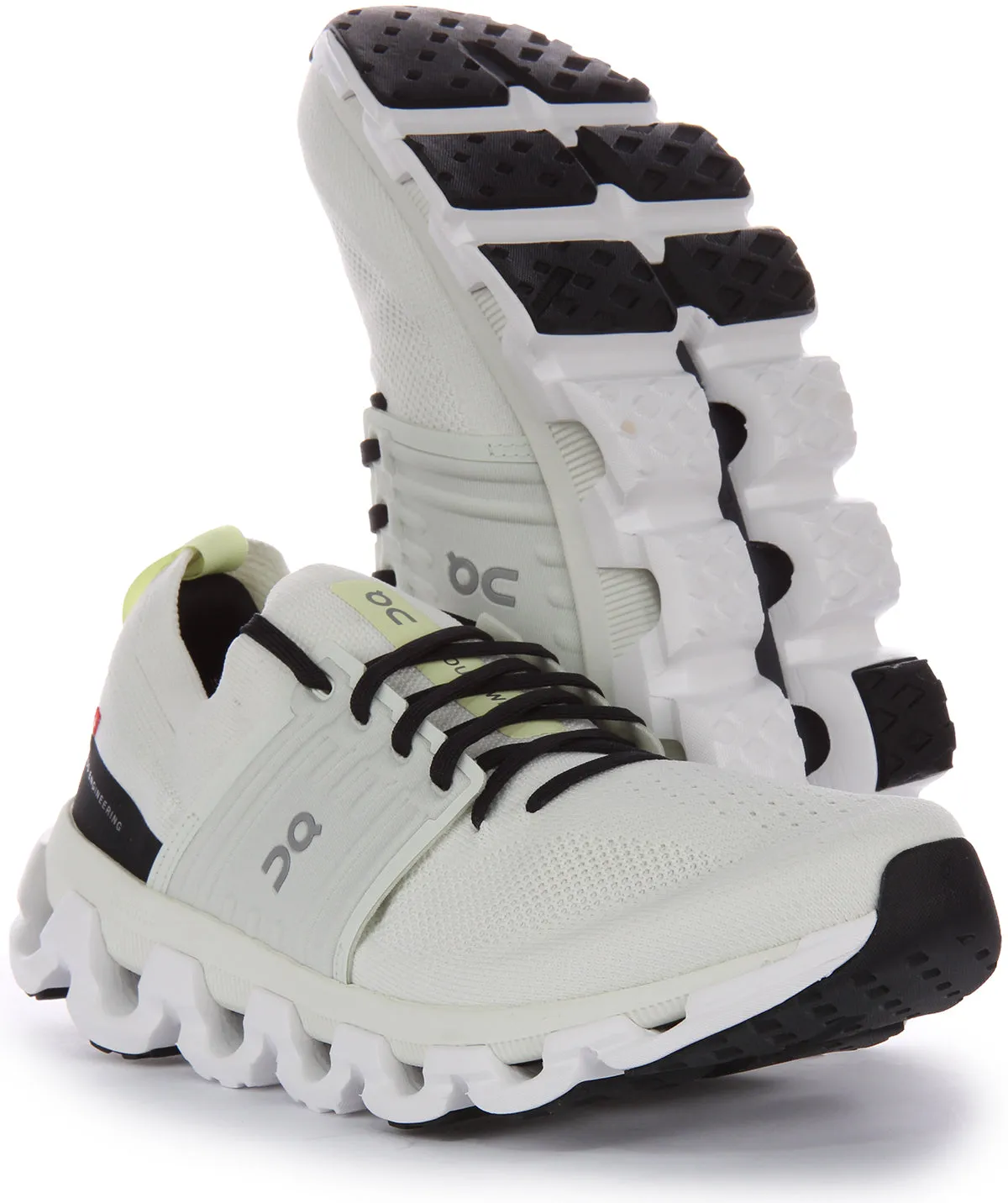 On Running Cloudswift 3 In White Black For Men Midfoot Pad