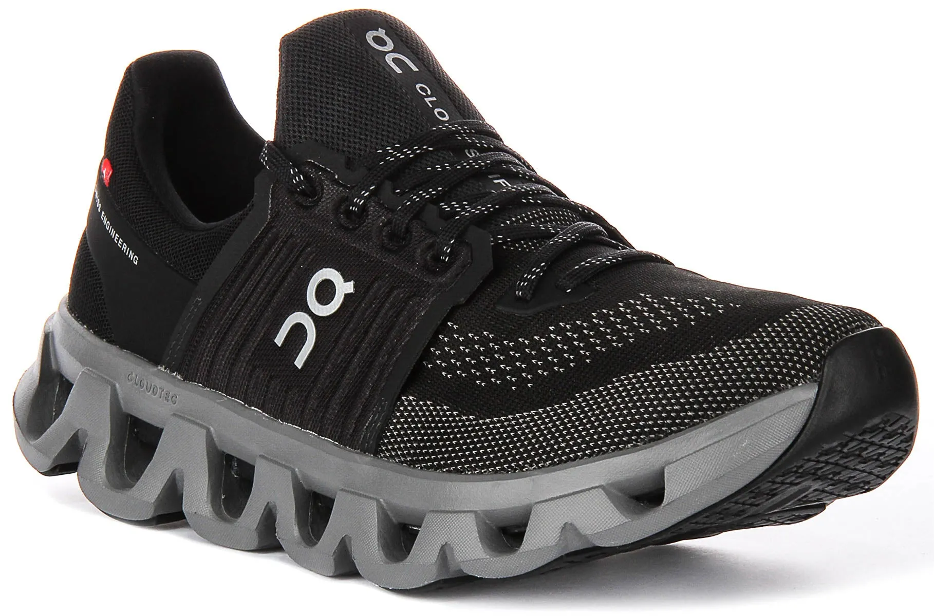 On Running Cloudswift 4 AD In Black For Men Low weight design helps conserve training energy Daily Activity