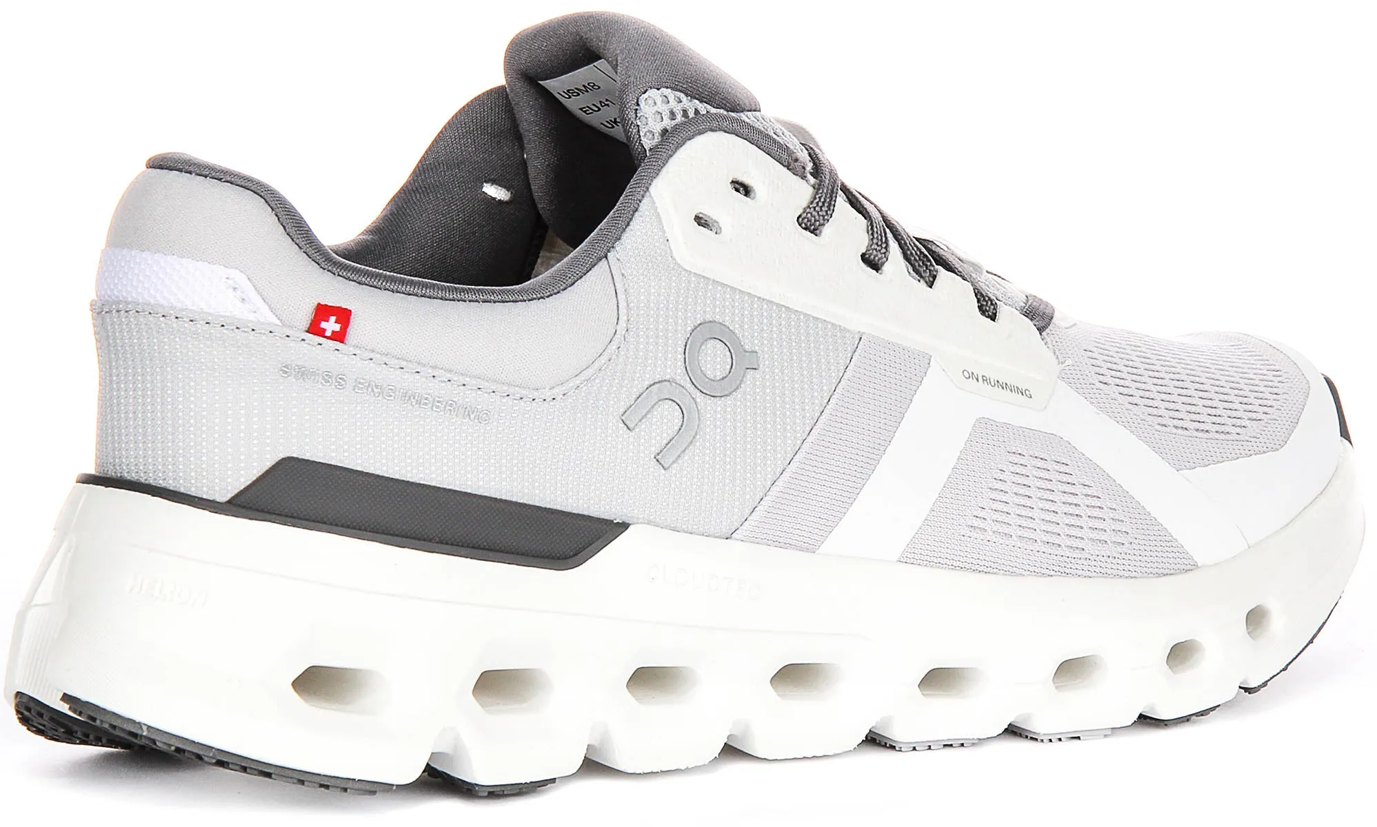 On Running Cloundrunner 2 In Light Grey For Women Custom Feel