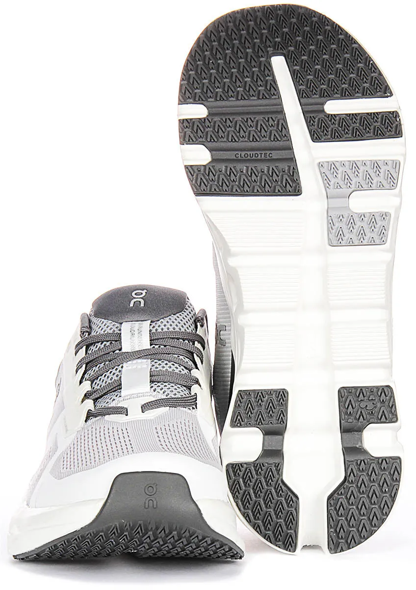 On Running Cloundrunner 2 In Light Grey For Women Custom Feel